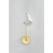 Lila 1 Light 5.5 inch Gold Leaf/Textured On White Combo Wall Sconce Wall Light